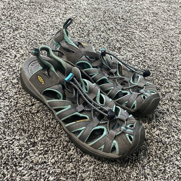 KEEN Whisper Sandal Women's Size 8 Dark Shadow/Ceramic 1003717 Hiking Water - Picture 1 of 5